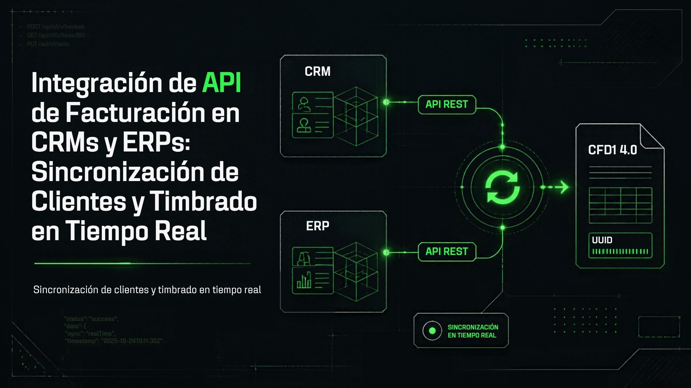 Integración de API de Facturación en CRMs y ERPs