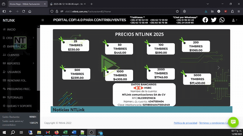 platilla NTLINK