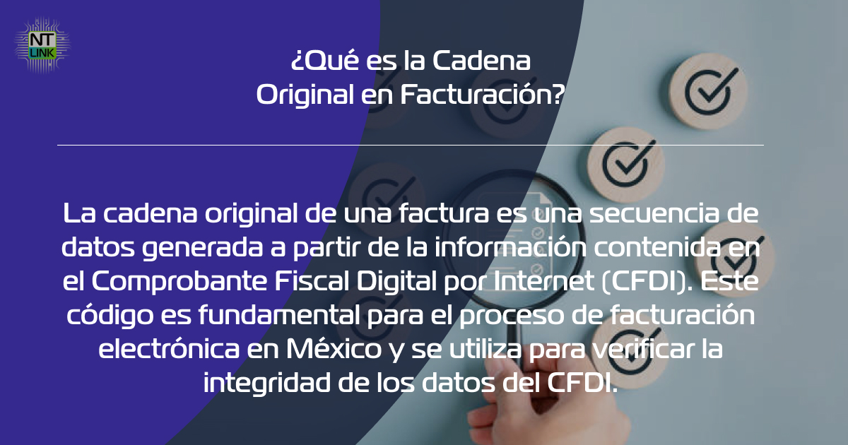 Cadena original de una factura electrónica