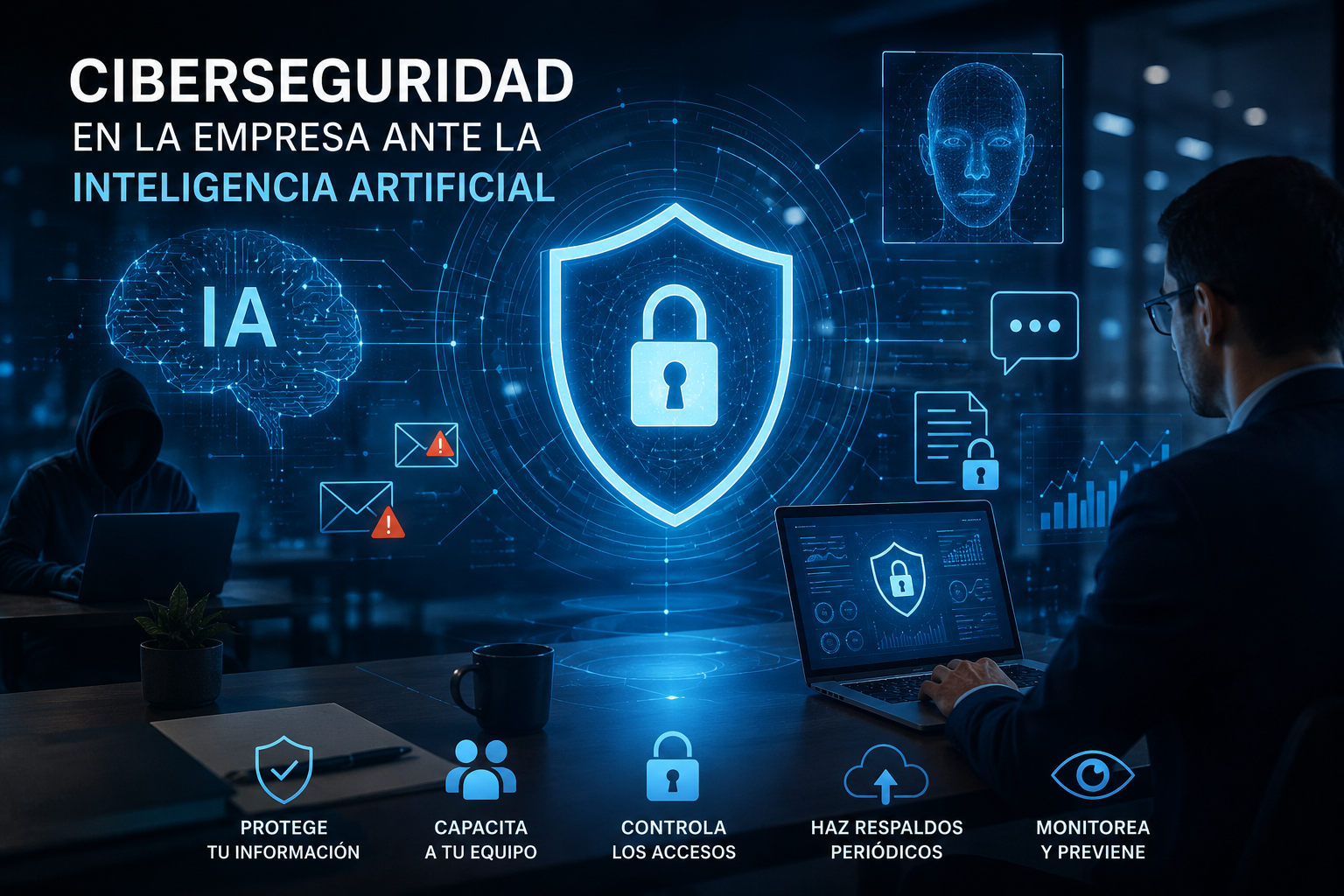 Ciberseguridad empresarial ante la Inteligencia Artificial