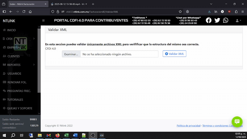 platilla NTLINK