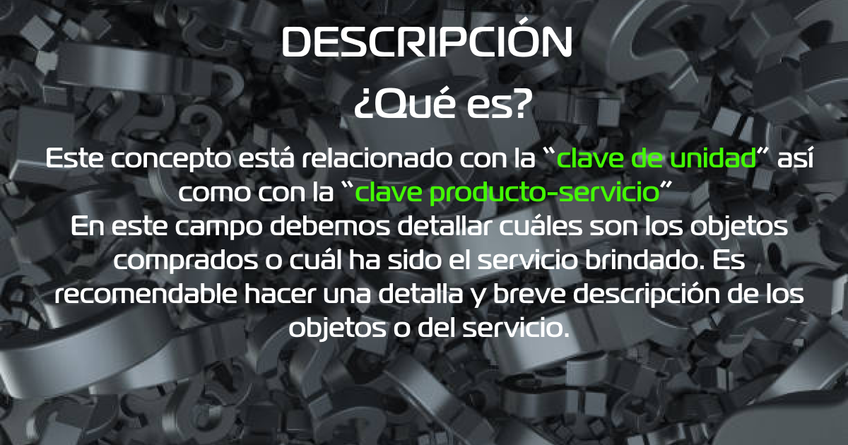 ¿Qué es la clave unidad de medida?