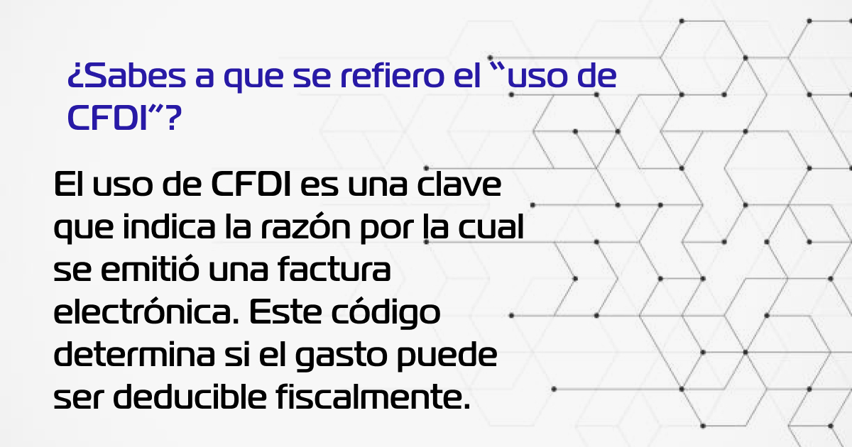 Usos del CFDI